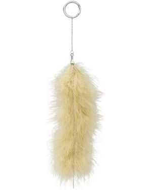Tory Burch Feather Bag Charm - White