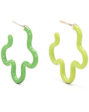 Bea Bongiasca Flower-Power Ohrringe - Blau