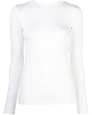 L'Agence Tess Long Sleeved T-Shirt - White