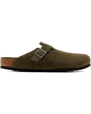 Birkenstock Clogs Boston Bs Con Fibbia - Marrone