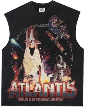 BBCICECREAM Chaleco New Atlantis Con Estampado Gráfico - Negro