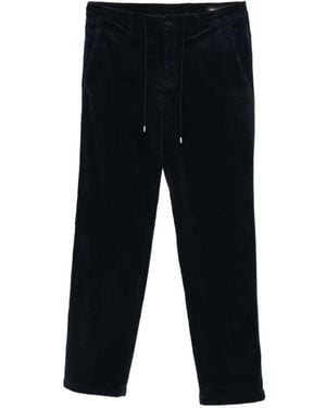 KARL LAGERFELD Corduroy Drawstring-Waist Trousers - Black