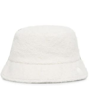 Colmar Fleece-Texture Bucket Hat - White