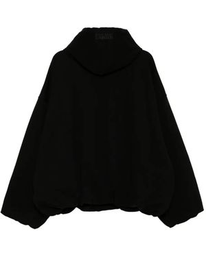 パーカー・フーディ VETEMENTS 'Oval Logo' hoodie Taupe Oval Logo Cropped Boxy Hoodie by VETEMENTS on Sale