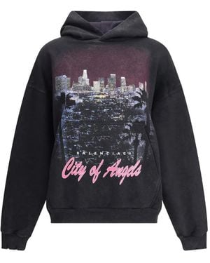 Balenciaga Los Angeles Cityscape Hoodie - Blue