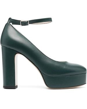 P.A.R.O.S.H. Ankle-Strap Platform Pumps - Blue