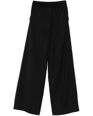 Isabel Benenato Elastic-Waist Pants - Black