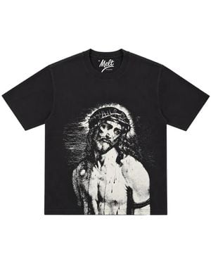 Melt Graphic-Print T-Shirt - Black