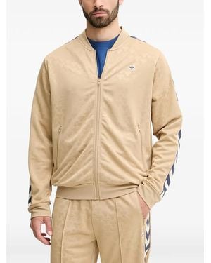 Hummel Patterned Stripe Detail Jacket - Natural