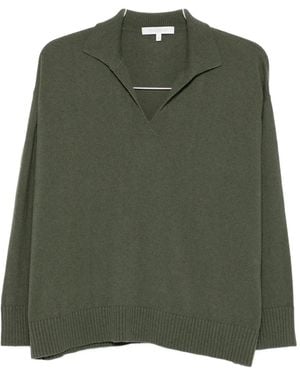 Antonelli Polo-Neck Sweater - Green