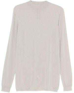Rick Owens Wool Long-Sleeved T-Shirt - White