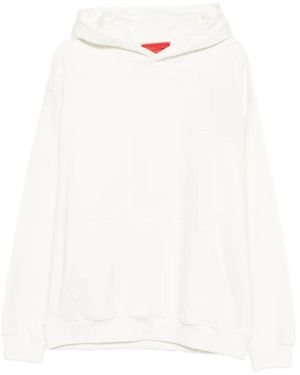 Vision Of Super Flame-Embossed Hoodie - White
