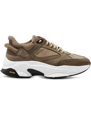 Buscemi Baskets Veloce À Empiècements - Marron