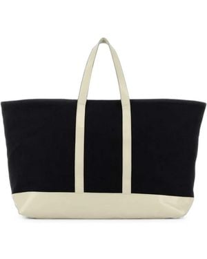 GIMAGUAS Grand Sac Cabas À Finitions Contrastantes - Black