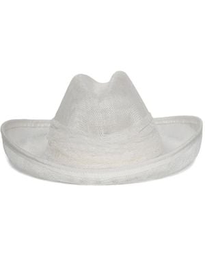 Gigi Burris Millinery Cappello Belle - Bianco