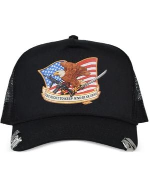 Marking Distance Mesh-Panel Clip-Detail Cap - Black