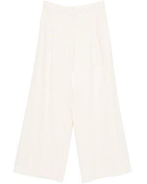 Dusan Zip-Fly Wide-Leg Trousers - White