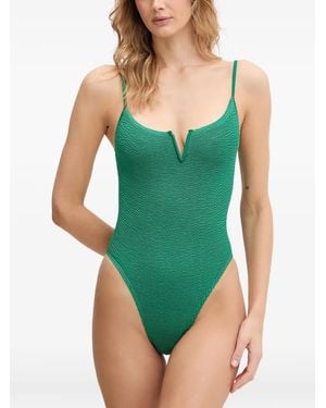Bondeye Crinkle-Effect Swimsuit - Green