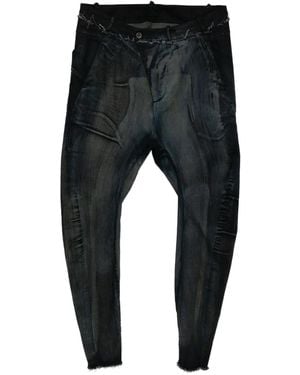 Masnada Drop-Crotch Jeans - Black