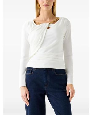 MARCIANO BY GUESS Draped Top - White