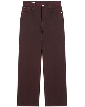 Dries Van Noten Loose-Fit Jeans - Purple