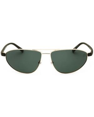 Timberland Geometric-Frame Sunglasses - Green