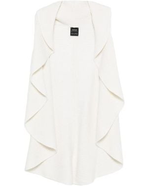 Marc Cain Ruffled Cardigan - White