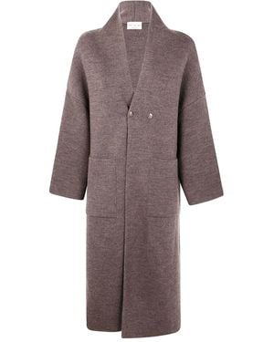 Ma'ry'ya Double-breasted pocket coat - Marrón