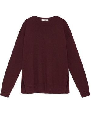 Maliparmi Maglione Con Scollo Rotondo - Rosso