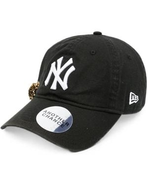 ANOTHER CHANCE Crystal-Embellished Logo-Embroidered Baseball Cap - Black