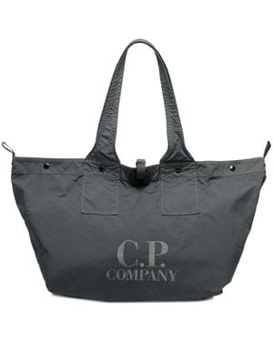 C.P. Company Quilted Tote Bag - Black