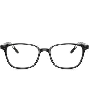 Oliver Peoples Gafas Maslon Con Montura Rectangular - Negro