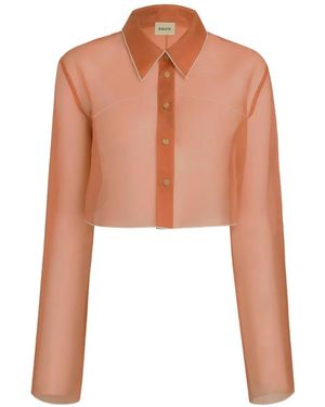 KHAITE Top Fritz - Blanco