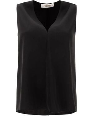F.it V-Neck Sleeveless Top - Black