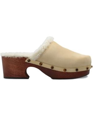 Chloé Aurna Clogs - Brown