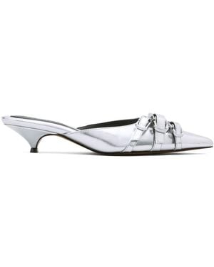 Marc Jacobs 35Mm The Emma Kitten Mules - White