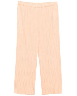 Pleats Please Issey Miyake Pantalon Mc August - Natural