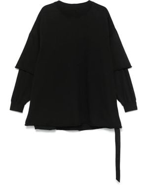 Rick Owens Tommy Hustler Sweatshirt - Schwarz