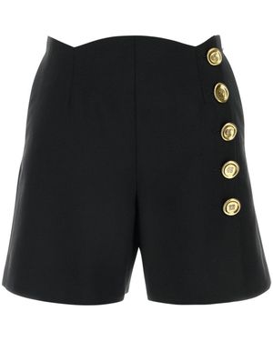 Givenchy Decorative-Button Shorts - Black