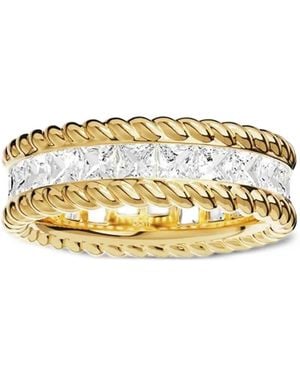 Apm Monaco Cordage Twisted-Band Ring - Orange