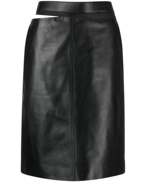 Fendi Leather Skirts - Black