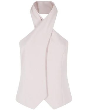 FEDERICA TOSI Halterneck Blouse - Pink