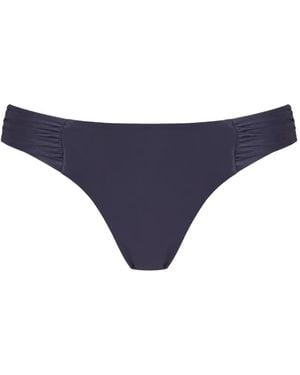 Seafolly Bragas De Bikini Belle Fruncidas - Azul