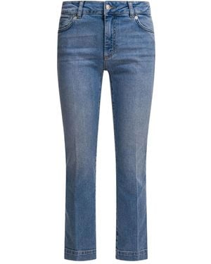 Sportmax ロゴパッチ ジーンズ - ブルー
