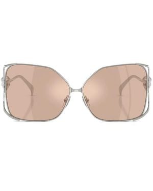 Versace Geometric Logo Sunglasses - Pink