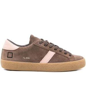 Date Stripe-detailing sneakers - Marrón