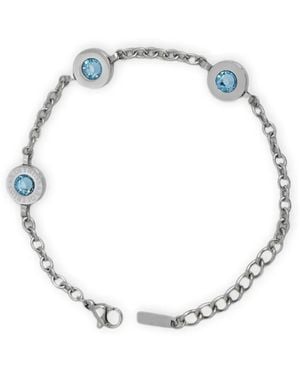 Trussardi Bracelet À Logo T - White