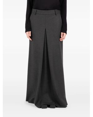 Societe Anonyme Victoria Pleated Maxi Skirt - Black
