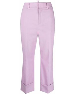 DSquared² Pantalones De Vestir Estilo Capri - Morado