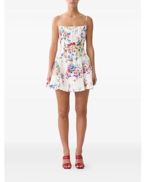 CAMILLA Floral-Print Dress - White